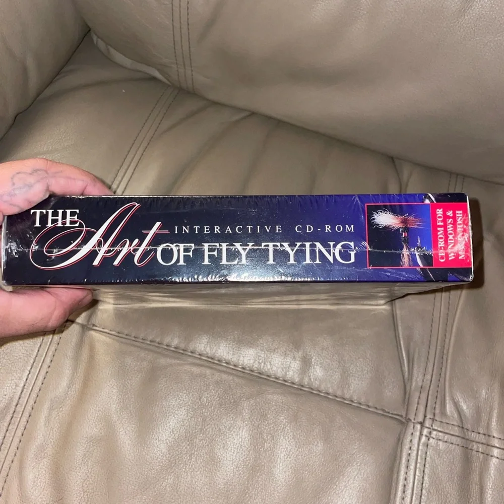 The Art of Fly Tying Interactive CD-ROM New Sealed PC Computer Vintage Rare Fun